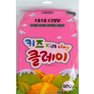 키즈 클레이, 분홍, 500g, 1개