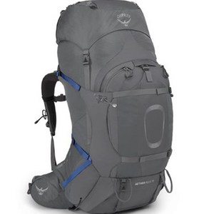 OSPREY 이서 플러스 70 배낭 70L 방수커버 포함, Eclipse Grey