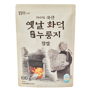 일일곡식 옛날 화덕 누룽지 찹쌀, 600g, 1개