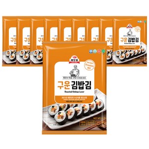 새우표 구운 김밥김, 22g, 10개