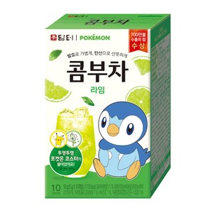 담터 포켓몬 콤부차 라임, 5g, 10개입, 1개