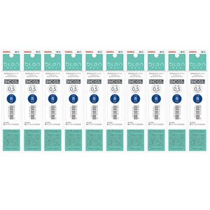 블렌 3C/ 2+S 전용 리필심 SNC-0.5 0.5mm, 블루, 10개