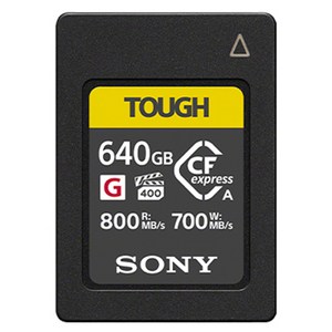 소니 CFexpress TOUGH Type A 메모리 카드 CEA-G640T, 640GB, 1개