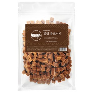 개기월식 강아지 말랑 큐브 져키, 황태, 1.1kg, 1개