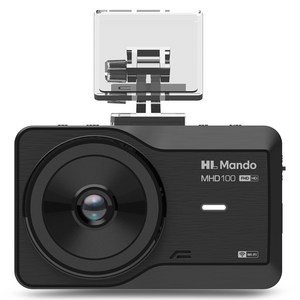 만도 LCD 핫스팟 와이파이 전후방 FHD HD 2채널 블랙박스 MHD100, 64GB, 장착할인쿠폰 + 거치대(양면테이프 포함) + 후방카메라 + 후방카메라 케이블 + 상시 전원 케이블