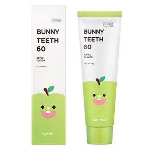 라비킷 바니티스 60 유아용 무불소 치약 사과향, 60g, 1개