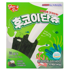 슈퍼보우 강아지 후코이단츄 덴탈껌, 후코이단, 340g, 1개