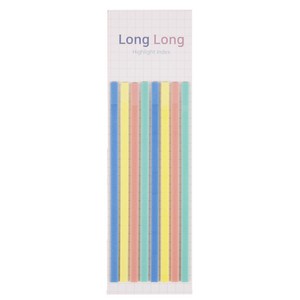 슈퍼쌤 Long Long 하이라이트 인덱스스티커, 파스텔, 1세트