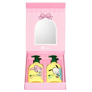 그린핑거 산리오 유아용 마이키즈 하우스 로션 플러스 320ml + 워시 320ml 세트, 1세트