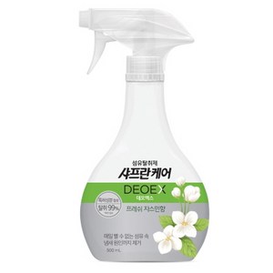 샤프란 케어 데오엑스 섬유탈취제 프레쉬 자스민향 본품, 500ml, 1개