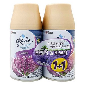 그레이드 자동분사 방향제 라벤더 & 바닐라 리필, 269ml, 2개