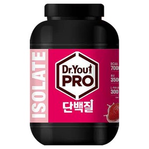 닥터유 프로 단백질 파우더 아이솔레이트 딸기, 1.008kg, 1개