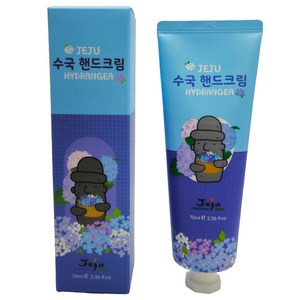 제주갬성 수국 핸드크림, 70ml, 1개