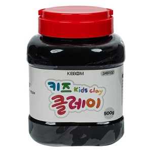 키즈 클레이, 검정, 500g, 1개