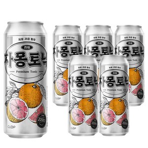 클룹 리얼 토닉 자몽, 500ml, 6개