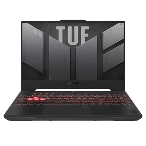 에이수스 2024 TUF GAMING A15 라이젠7 7000 시리즈 지포스 RTX4060 FA507NVR-LP005, Mecha Gay, 512GB, 16GB, Fee DOS