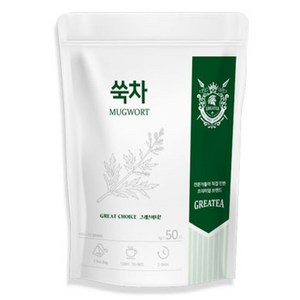 Greatea 그래이티 쑥차, 1개, 50개입, 1g