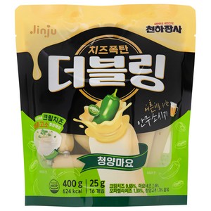 진주햄 더블링 청양마요 간식 소시지, 400g, 1개