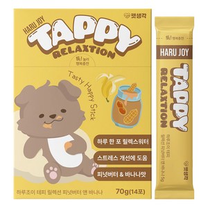 펫생각 강아지 테피 영양제 피넛버터 앤 바나나, 스트레스완화/안정/집중력관리, 70g, 1개