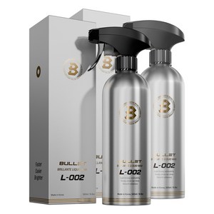 불렛 L-002 브릴란테 물왁스, 500ml, 2개