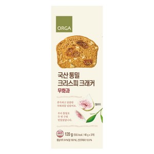 올가홀푸드 통밀 크리스피 크래커 무화과, 120g, 1개