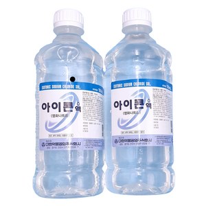 대한약품공업주식회사 아이콘 렌즈 세정액, 1L, 2개