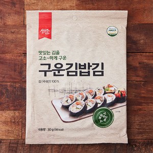 김이가 구운 김밥김, 30g, 1개