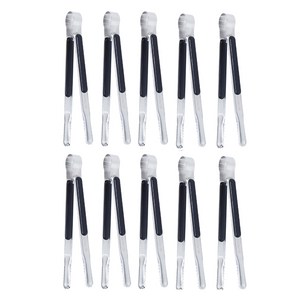 아뻬티 다용도 악어집게 23cm, 검정, 10개