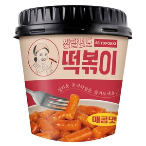 쌍팔년도 컵 떡볶이 매콤맛, 120g, 1개