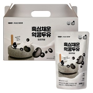 흑심채운 약콩두유 오리지널, 190ml, 20개