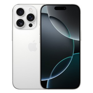 Apple 정품 아이폰 16 Pro 자급제, 화이트 티타늄, 128GB