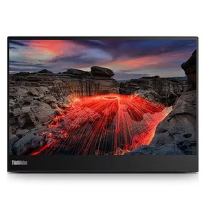 레노버 WQHD+ 포터블 휴대용 모니터 63FDUAR6WW, 35.56cm, ThinkVision M14t Gen2 Monito