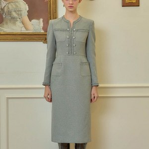 쥴리앤칼라 Calla98 Etoile bourgeois Tweed Dress