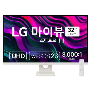 LG전자 UHD 4K 마이뷰 스마트 모니터, 80cm, 32SR73U