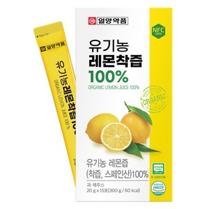 일양약품 유기농 레몬착즙 100% 15p, 300g, 1개