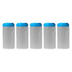 리빙패밀리 물병, 혼합색상, 1L, 5개