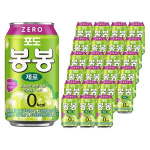 포도 봉봉 제로, 24개, 340ml