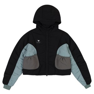 원더플레이스 여성용 골라 ACTIVE PADDED HOOD HALF ZIP-UP WGLA6SJJUZ21