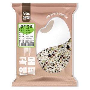 푸드앤픽 국내산 찰오곡밥, 2kg, 1개