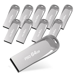 플레이고 USB 메모리 P50, 64GB, 10개