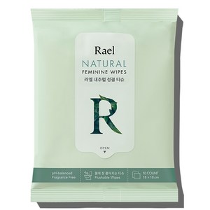 Rael 내추럴 청결티슈, 47g, 1개