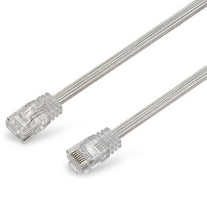 랜스타 CAT.6 UTP 평면 랜케이블 연선 32AWG LS-FT6U, 5m, 1개, 투명