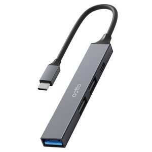 엑토 슬림 멀티 C타입 4포트 USB허브 HUB-59, 단품, 1개