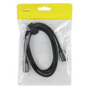 컴스마트 USB 3.2 C타입-C타입 100w 8K 20Gbps PD 고속충전 Gen2 케이블 JA296, 1개, 1m