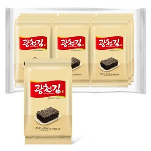 광천김 참 재래 도시락김, 5g, 9개