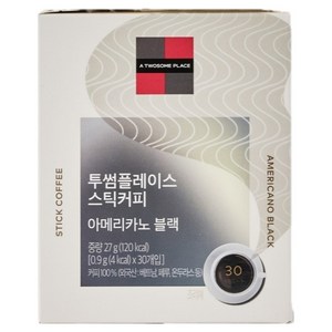 투썸플레이스 아메리카노 블랙 스틱커피, 0.9g, 1개, 30개입
