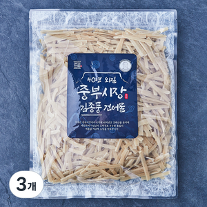 중부시장김종풍 간편한 절단 명엽채, 3개, 1kg