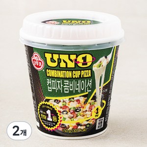 오뚜기 유엔오 컵피자 콤비네이션 (냉동), 150g, 2개