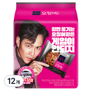 더미식 오징어라면 130g, 12개