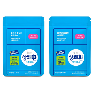 상쾌환 숙취해소제, 3g, 40개